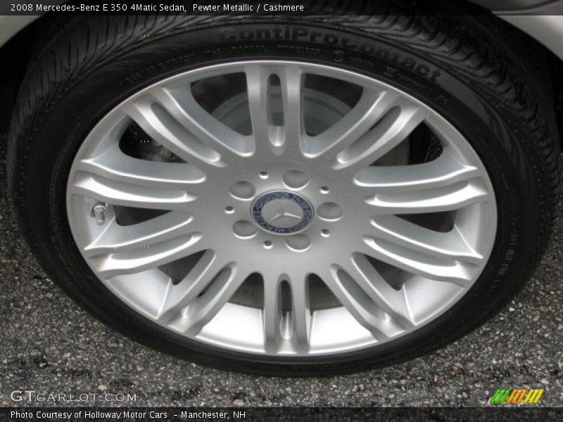 Pewter Metallic / Cashmere 2008 Mercedes-Benz E 350 4Matic Sedan