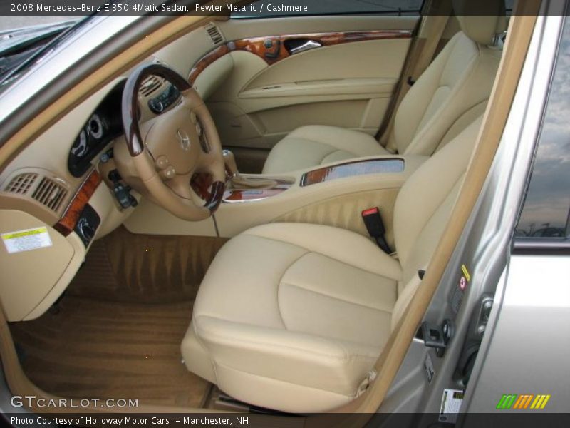 Pewter Metallic / Cashmere 2008 Mercedes-Benz E 350 4Matic Sedan