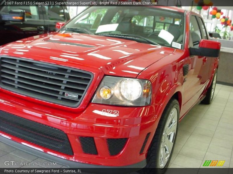 Bright Red / Saleen Dark Charcoal 2007 Ford F150 Saleen S331 Supercharged SuperCab