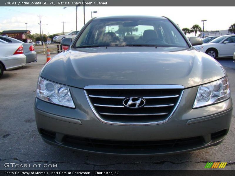 Natural Khaki Green / Camel 2009 Hyundai Sonata GLS V6