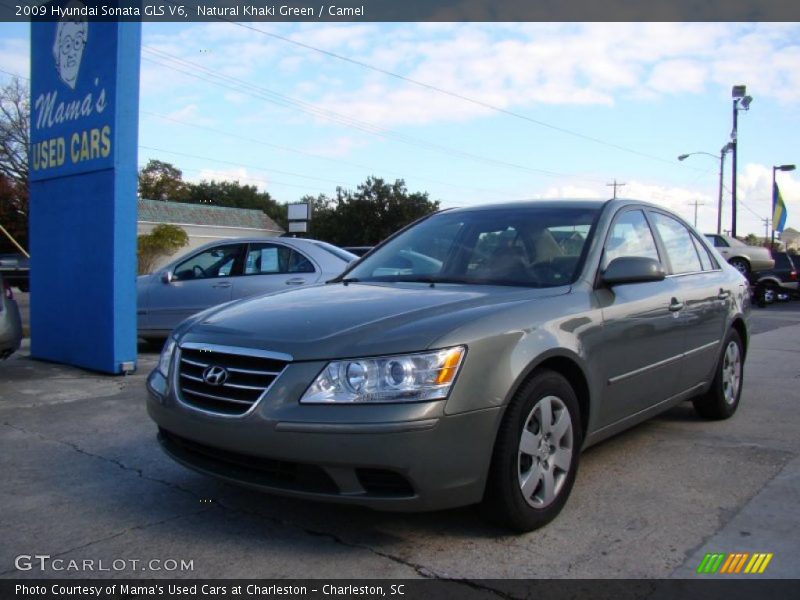 Natural Khaki Green / Camel 2009 Hyundai Sonata GLS V6