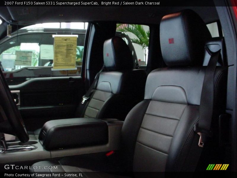  2007 F150 Saleen S331 Supercharged SuperCab Saleen Dark Charcoal Interior