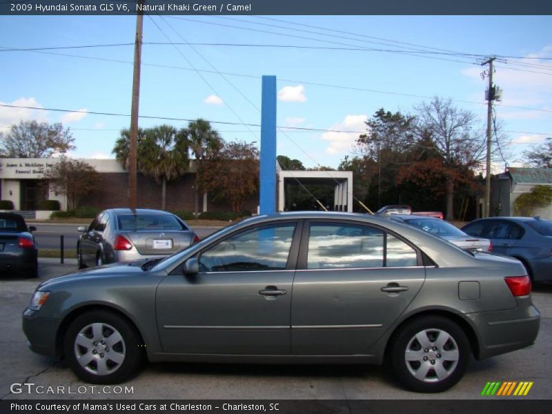 Natural Khaki Green / Camel 2009 Hyundai Sonata GLS V6