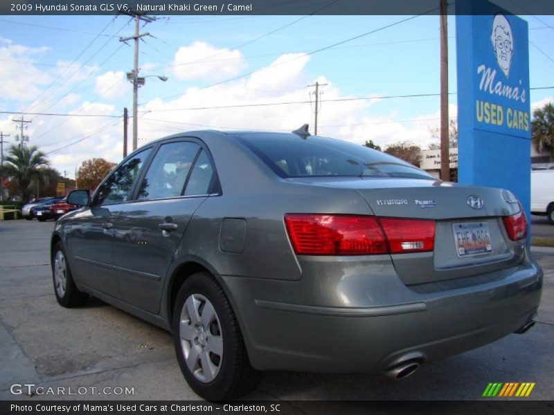 Natural Khaki Green / Camel 2009 Hyundai Sonata GLS V6