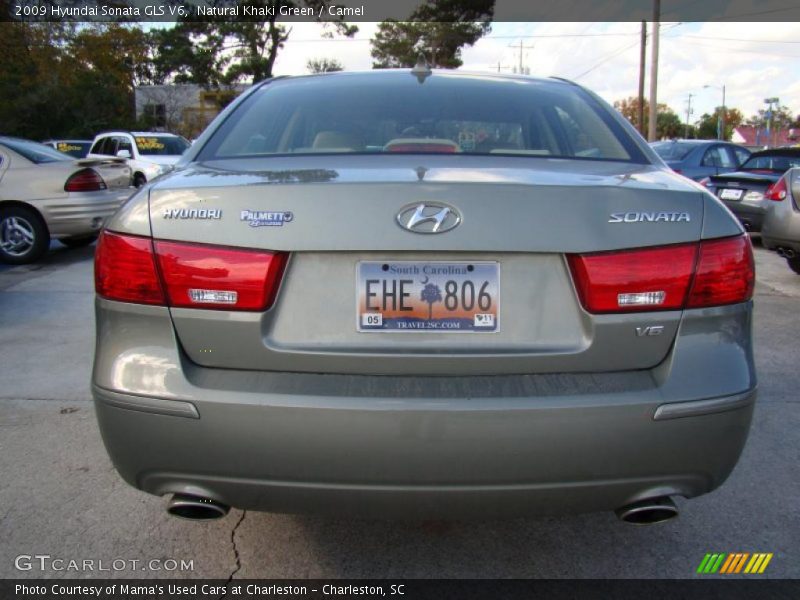 Natural Khaki Green / Camel 2009 Hyundai Sonata GLS V6