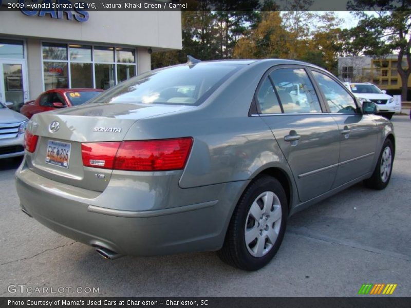 Natural Khaki Green / Camel 2009 Hyundai Sonata GLS V6
