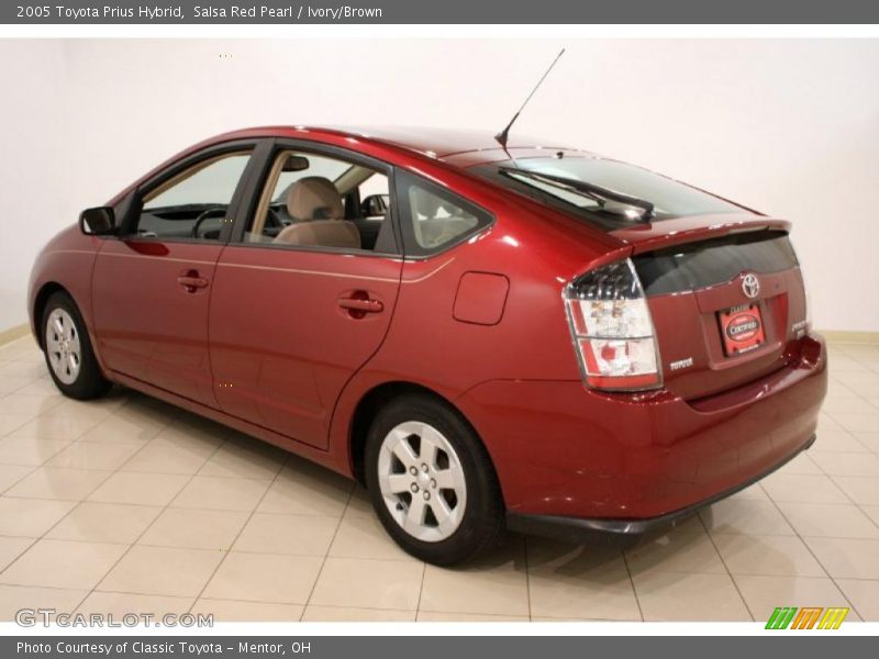 Salsa Red Pearl / Ivory/Brown 2005 Toyota Prius Hybrid