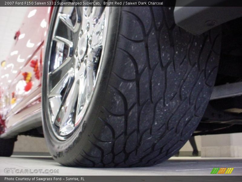 Bright Red / Saleen Dark Charcoal 2007 Ford F150 Saleen S331 Supercharged SuperCab