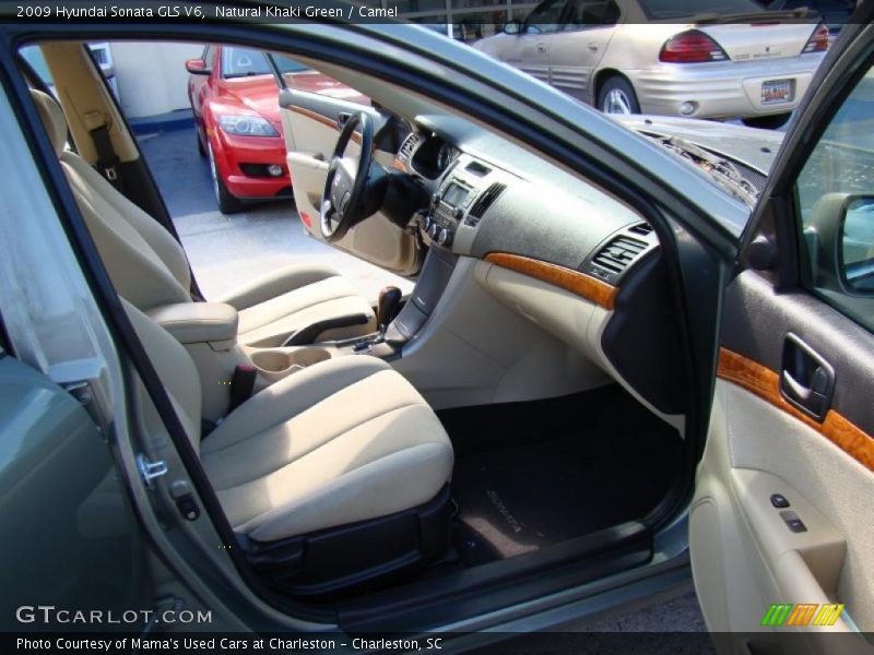 Natural Khaki Green / Camel 2009 Hyundai Sonata GLS V6
