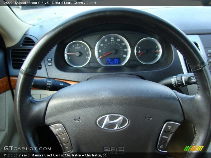 Natural Khaki Green / Camel 2009 Hyundai Sonata GLS V6