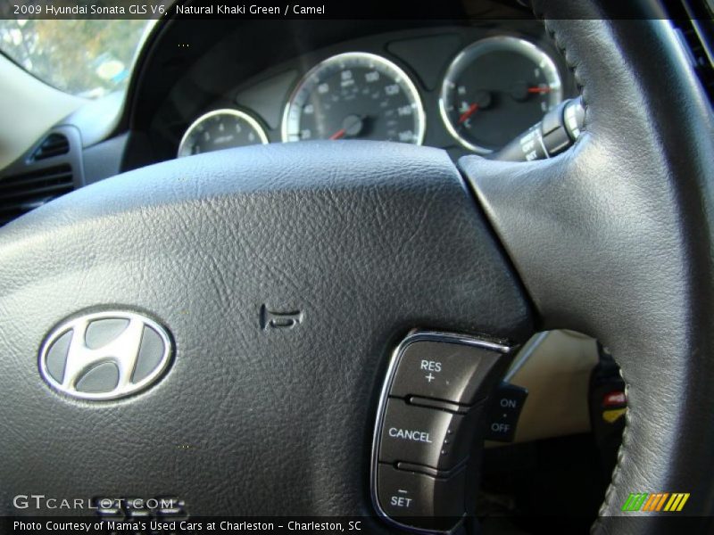Natural Khaki Green / Camel 2009 Hyundai Sonata GLS V6