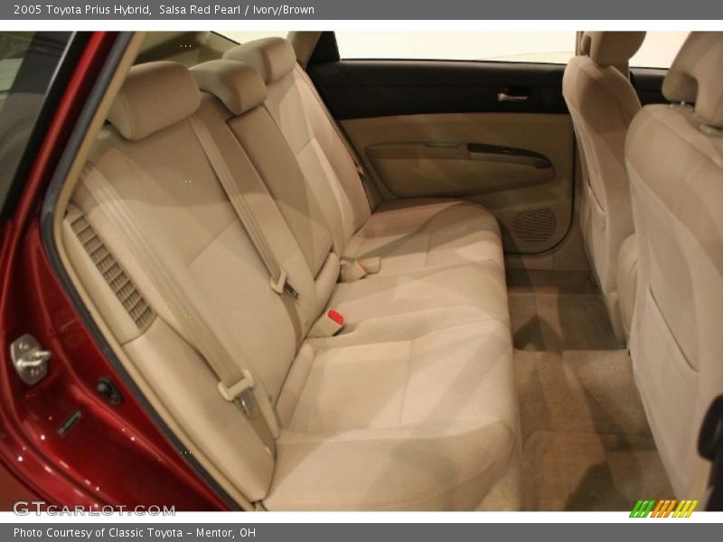 Salsa Red Pearl / Ivory/Brown 2005 Toyota Prius Hybrid