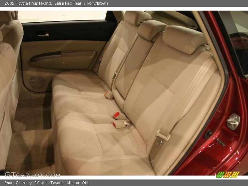 Salsa Red Pearl / Ivory/Brown 2005 Toyota Prius Hybrid
