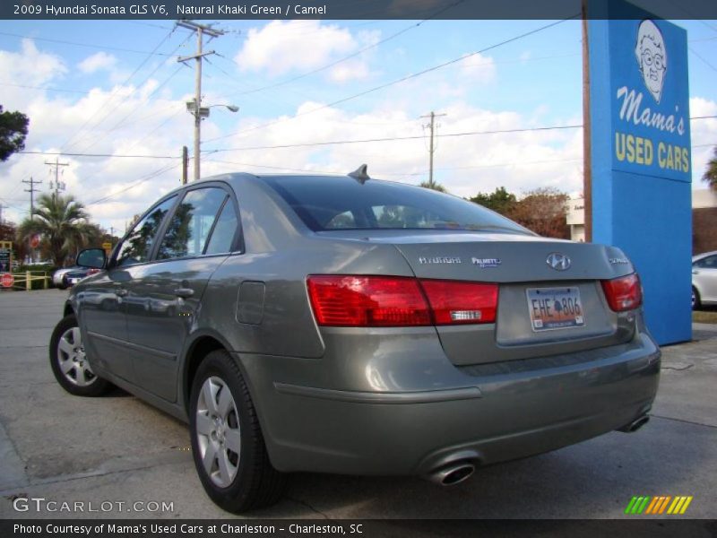 Natural Khaki Green / Camel 2009 Hyundai Sonata GLS V6