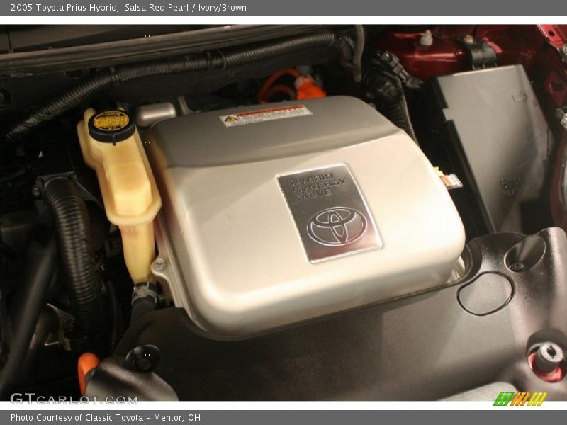 Salsa Red Pearl / Ivory/Brown 2005 Toyota Prius Hybrid
