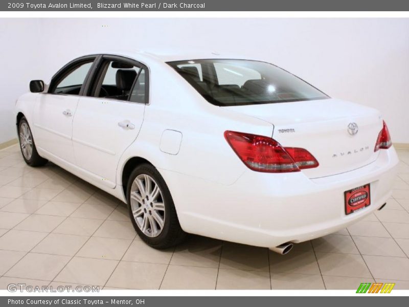 Blizzard White Pearl / Dark Charcoal 2009 Toyota Avalon Limited