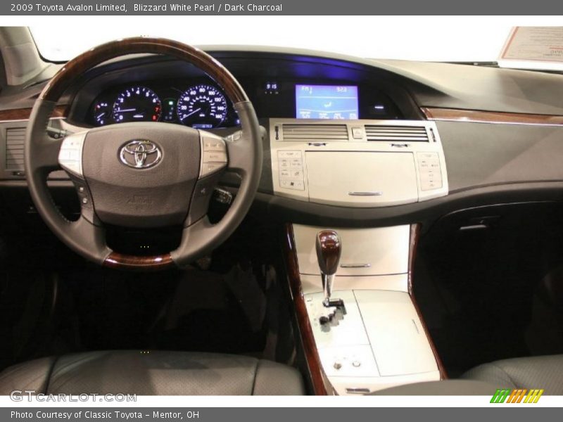 Blizzard White Pearl / Dark Charcoal 2009 Toyota Avalon Limited