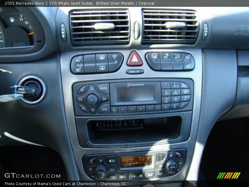 Controls of 2003 C 320 4Matic Sport Sedan