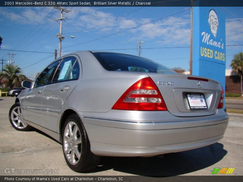 Brilliant Silver Metallic / Charcoal 2003 Mercedes-Benz C 320 4Matic Sport Sedan