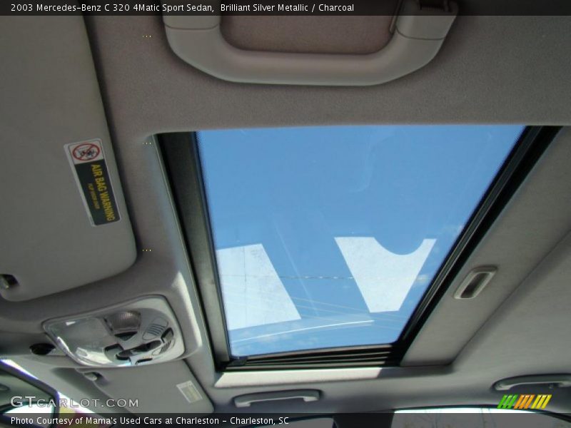 Sunroof of 2003 C 320 4Matic Sport Sedan