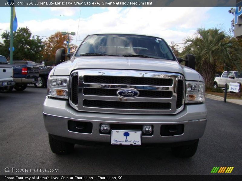 Silver Metallic / Medium Flint 2005 Ford F250 Super Duty Lariat FX4 Crew Cab 4x4