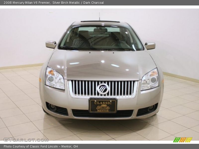 Silver Birch Metallic / Dark Charcoal 2008 Mercury Milan V6 Premier