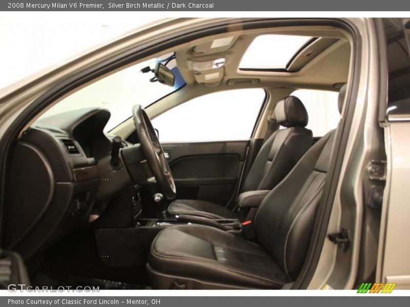 Silver Birch Metallic / Dark Charcoal 2008 Mercury Milan V6 Premier
