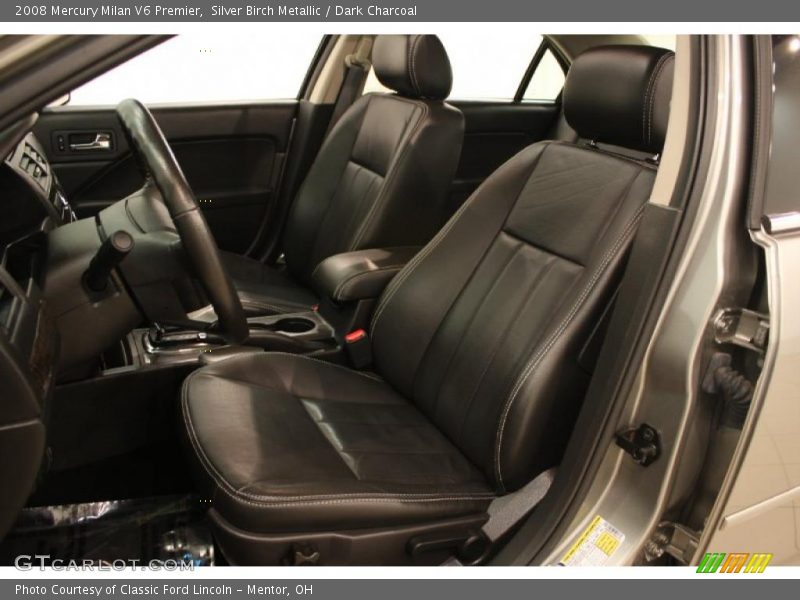 Silver Birch Metallic / Dark Charcoal 2008 Mercury Milan V6 Premier