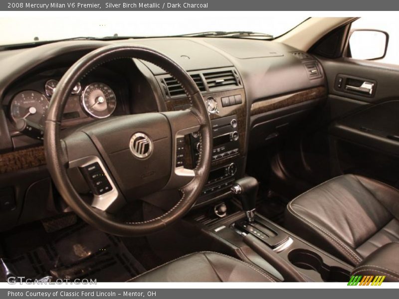 Silver Birch Metallic / Dark Charcoal 2008 Mercury Milan V6 Premier