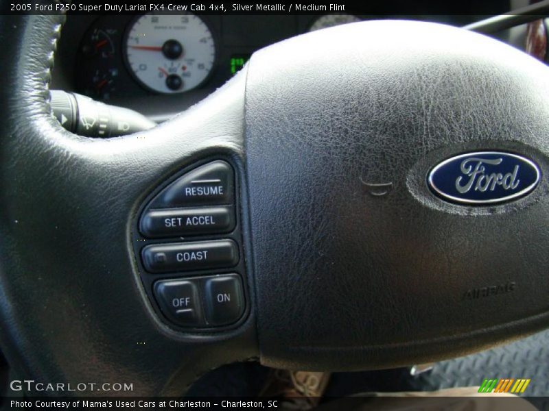 Silver Metallic / Medium Flint 2005 Ford F250 Super Duty Lariat FX4 Crew Cab 4x4