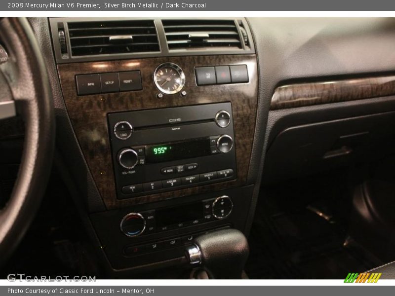 Silver Birch Metallic / Dark Charcoal 2008 Mercury Milan V6 Premier