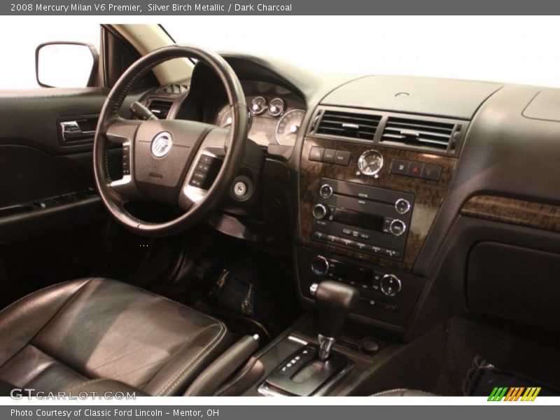 Silver Birch Metallic / Dark Charcoal 2008 Mercury Milan V6 Premier