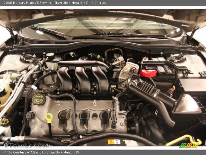 Silver Birch Metallic / Dark Charcoal 2008 Mercury Milan V6 Premier