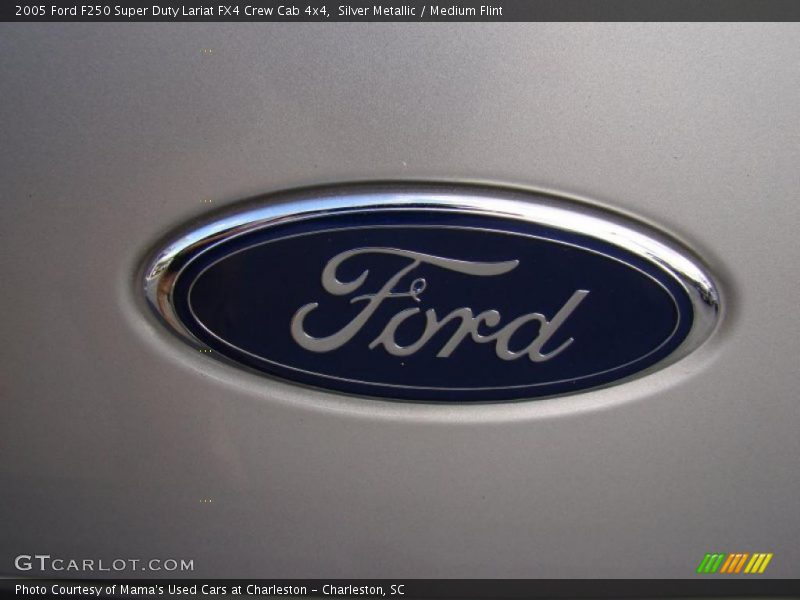 Silver Metallic / Medium Flint 2005 Ford F250 Super Duty Lariat FX4 Crew Cab 4x4