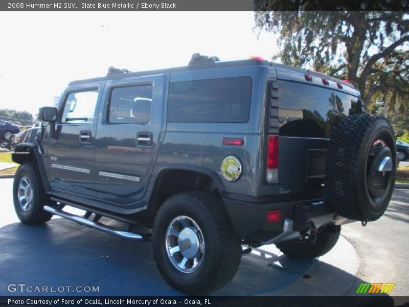 Slate Blue Metallic / Ebony Black 2008 Hummer H2 SUV