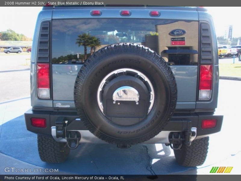 Slate Blue Metallic / Ebony Black 2008 Hummer H2 SUV