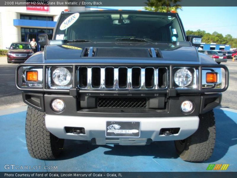 Slate Blue Metallic / Ebony Black 2008 Hummer H2 SUV