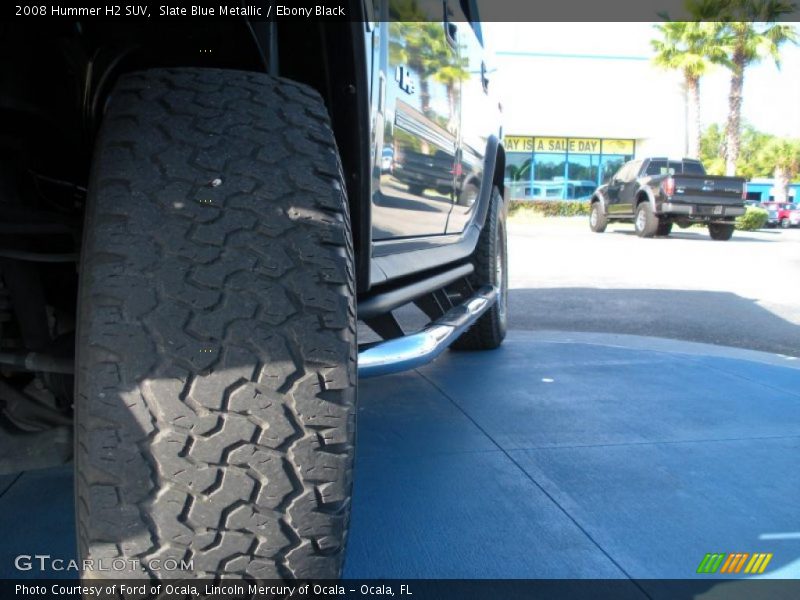 Slate Blue Metallic / Ebony Black 2008 Hummer H2 SUV