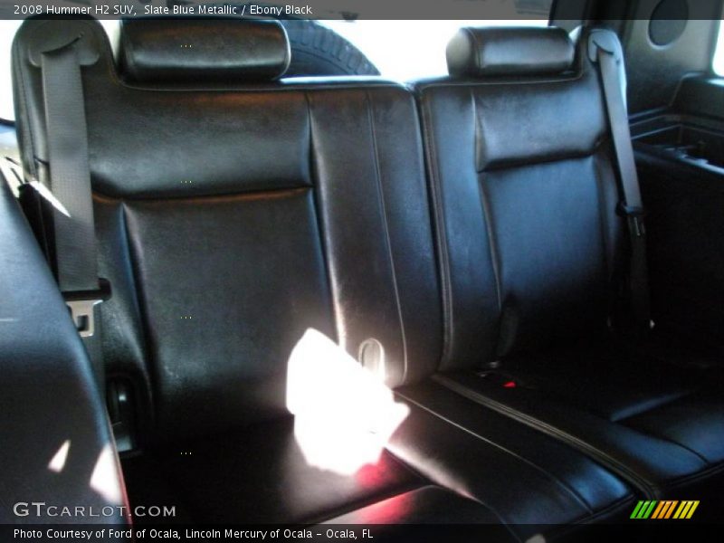  2008 H2 SUV Ebony Black Interior