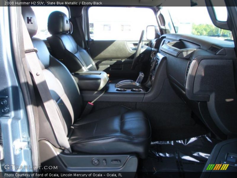 Slate Blue Metallic / Ebony Black 2008 Hummer H2 SUV