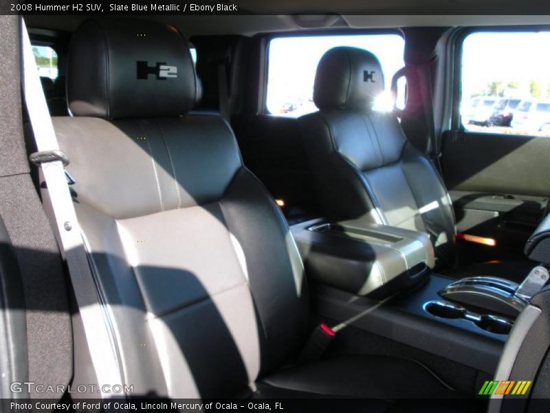 Slate Blue Metallic / Ebony Black 2008 Hummer H2 SUV