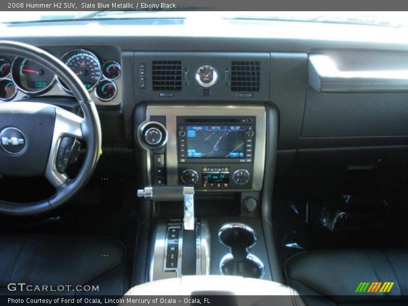 Slate Blue Metallic / Ebony Black 2008 Hummer H2 SUV