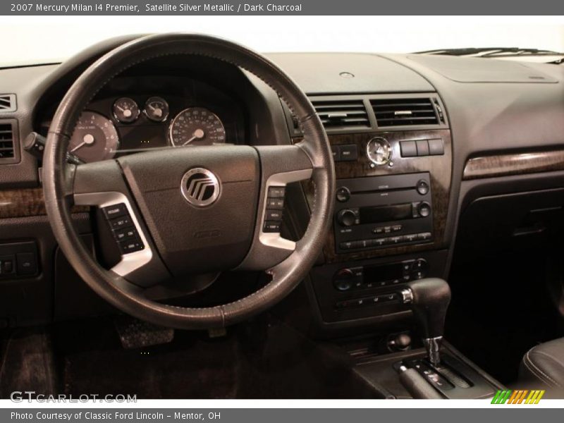 Satellite Silver Metallic / Dark Charcoal 2007 Mercury Milan I4 Premier