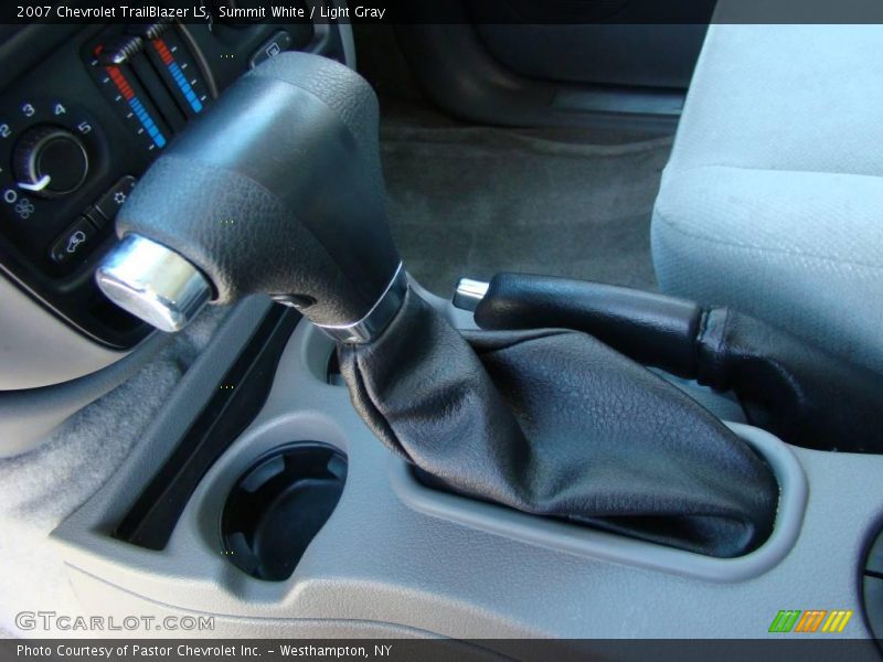 Summit White / Light Gray 2007 Chevrolet TrailBlazer LS