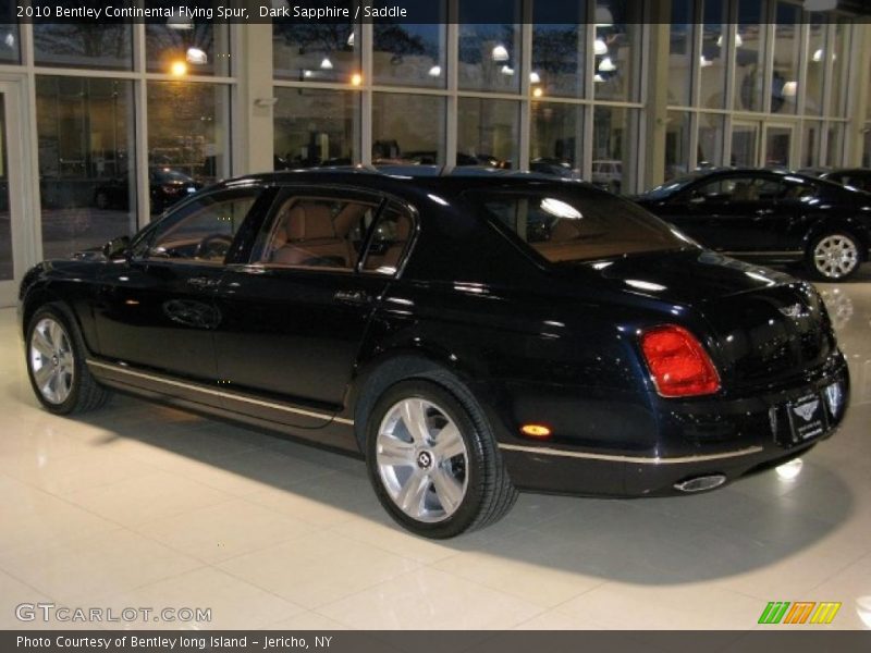 Dark Sapphire / Saddle 2010 Bentley Continental Flying Spur