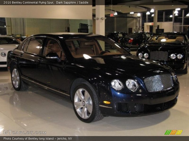Dark Sapphire / Saddle 2010 Bentley Continental Flying Spur