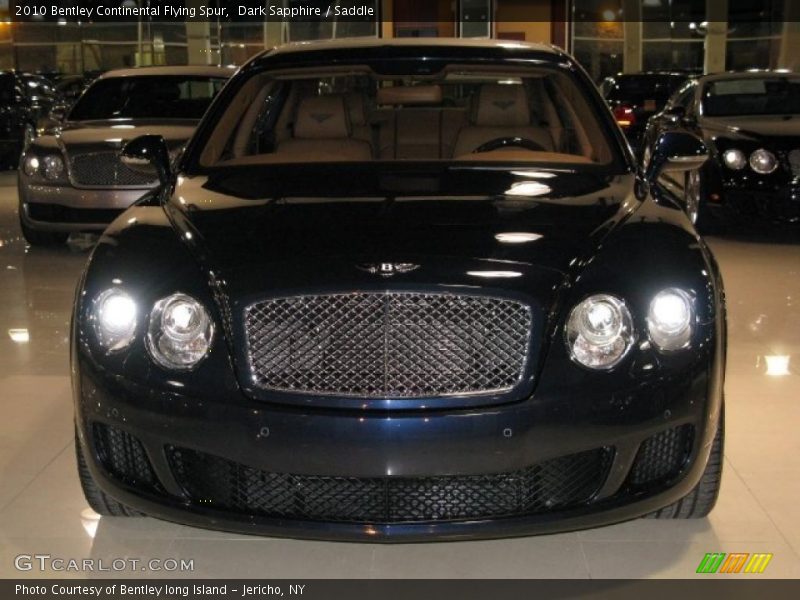 Dark Sapphire / Saddle 2010 Bentley Continental Flying Spur