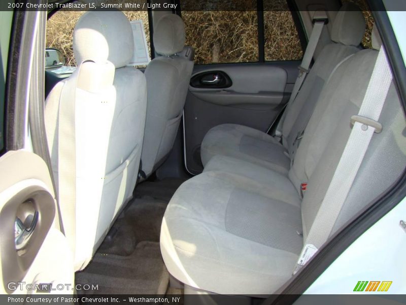 Summit White / Light Gray 2007 Chevrolet TrailBlazer LS