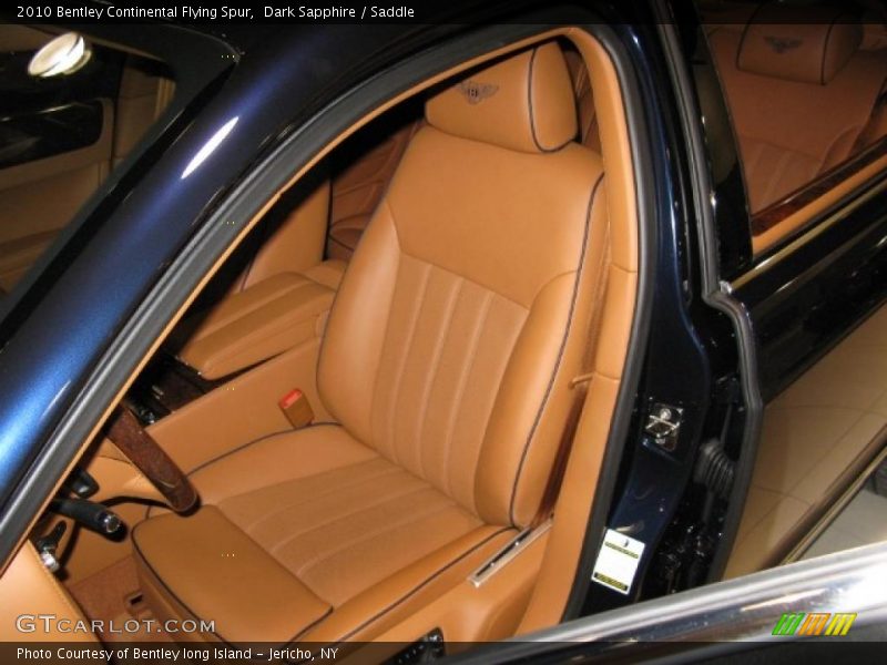  2010 Continental Flying Spur  Saddle Interior