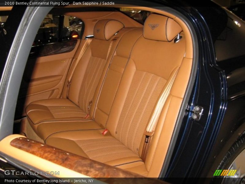  2010 Continental Flying Spur  Saddle Interior